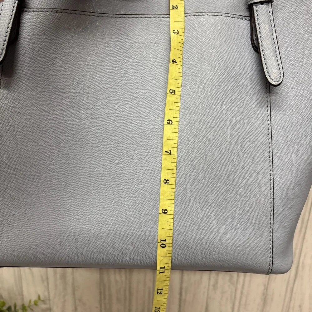 Michael Kors Blue Leather Travel Tote
